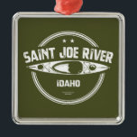 Adorno Metálico Río San Joe Idaho Kayaking<br><div class="desc">El río "Shadowy" St. Joe fluye por las laderas occidentales de la Cordillera Bitterroot desde su nacimiento en el Lago St. Joe cerca de la línea estatal Idaho - Montana.</div>