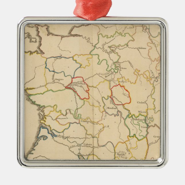 Adorno Metálico Ríos de Francia (Frente)