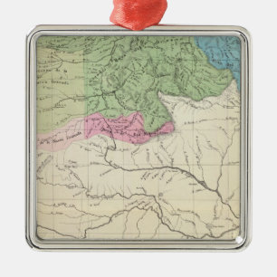 Adorno Metálico Ríos y agricultura de Venezuela