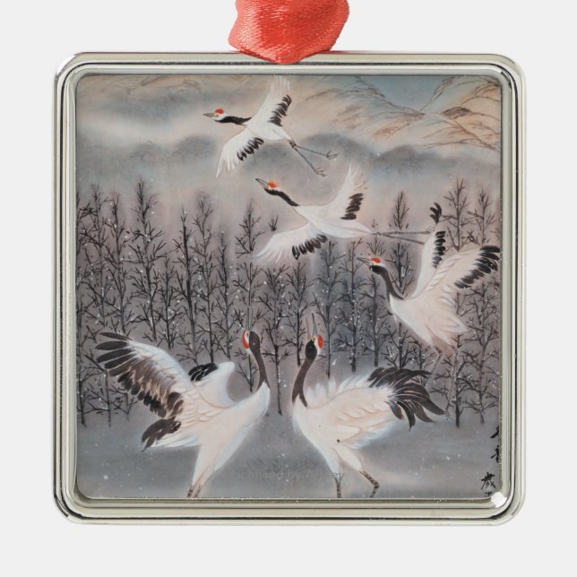 Adorno Metálico Ritmo del invierno (Frente)