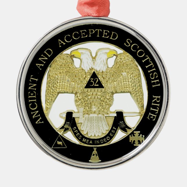 Adorno Metálico Rito escocés (Frente)