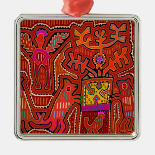 Adorno Metálico Ritual de Peyote Shaman Kuna - SCOTUS Corta mis De