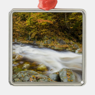 Adorno Metálico Roaring Brook en otoño en Vermont's Green