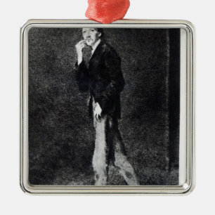 Adorno Metálico Robert Louis Stevenson