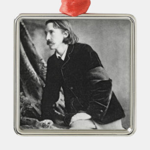Adorno Metálico Robert Louis Stevenson