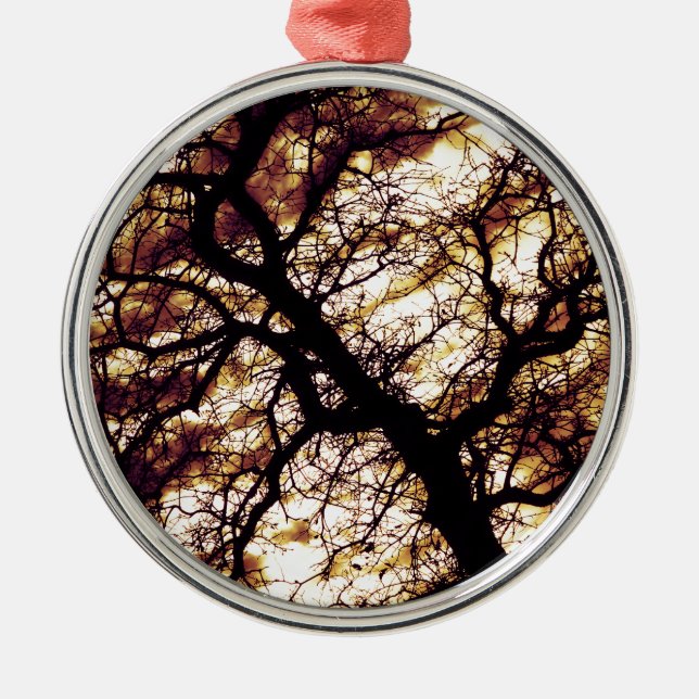 Adorno Metálico Roble (Frente)