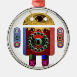 Adorno Metálico Robot ANDROIDE