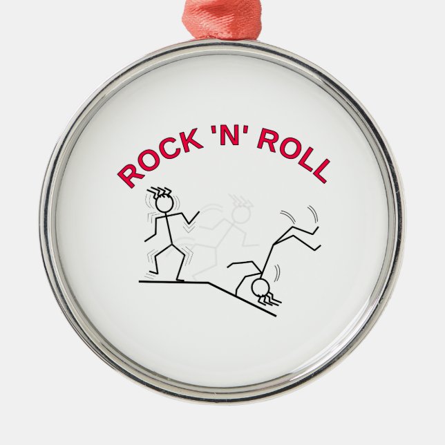 Adorno Metálico Rock 'N' Roll (Frente)