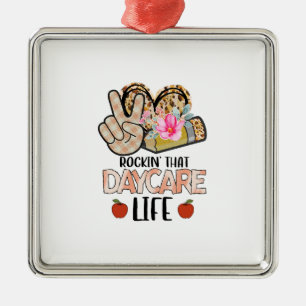 Adorno Metálico Rockin esa vida de cuidado de niños