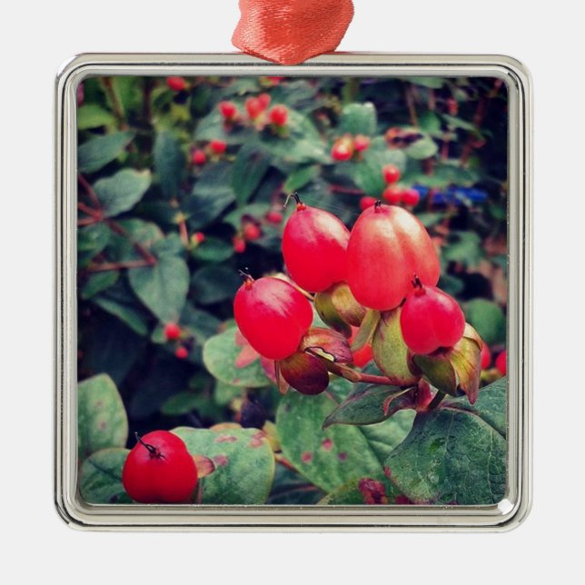 Adorno Metálico Rojo (Frente)