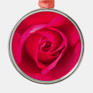Adorno Metálico Rojo Romántico Rosa Rosada v2