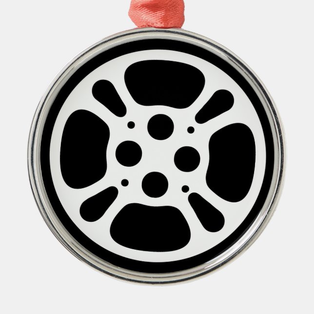 Adorno Metálico Rollo de película/carrete de la película (Frente)