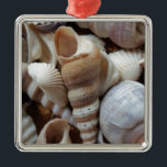 Adorno Metálico Romántico Tropical Exótico de las conchas de mar P<br><div class="desc">Romántico Tropical Exótico de las conchas de mar Playa Amor</div>