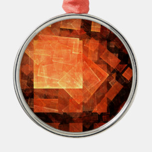 Adorno Metálico Ronda de arte abstracto de luz de ventana