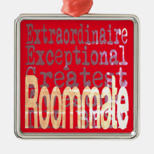 Adorno Metálico Roommate Extraordinaire