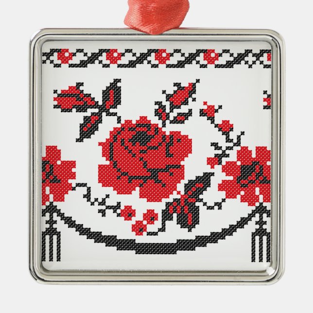 Adorno Metálico Rosa (Frente)