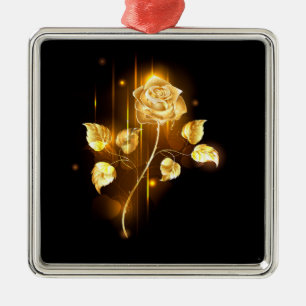 Adorno Metálico Rosa de oro (rosa de oro)
