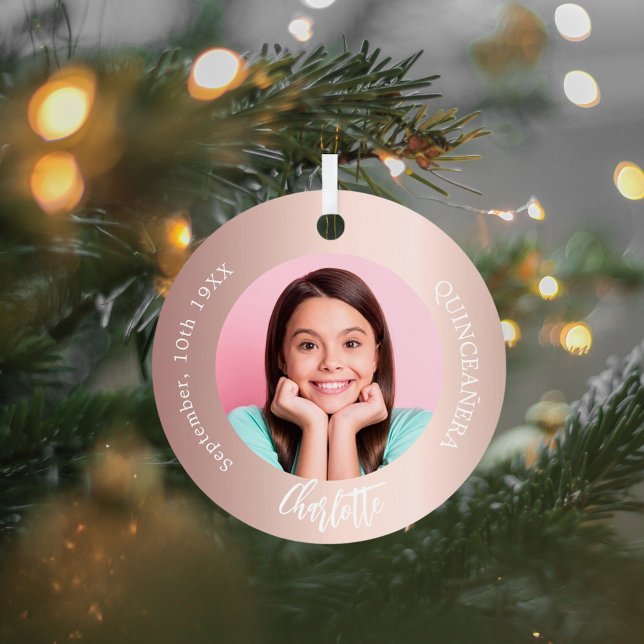 Adorno Metálico Rosa foto de personalizado dorado (Subido por el creador)