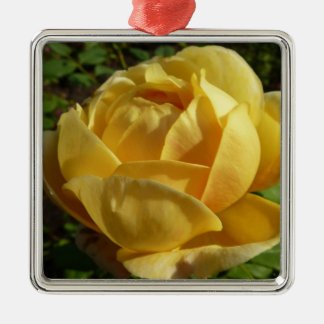 Adorno Metálico Rosa inglés amarillo