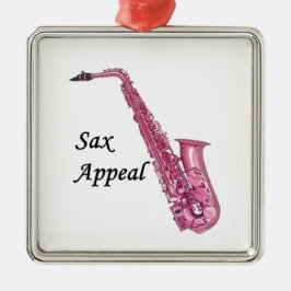 Adorno Metálico Rosa Sax