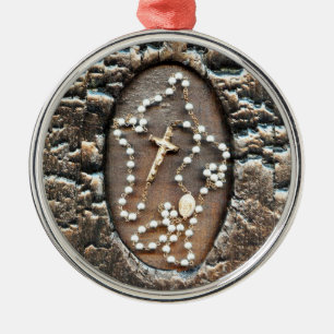 Adorno Metálico Rosario