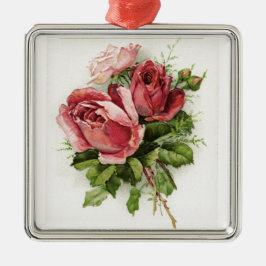 Adorno Metálico Rosas de época de arte de época