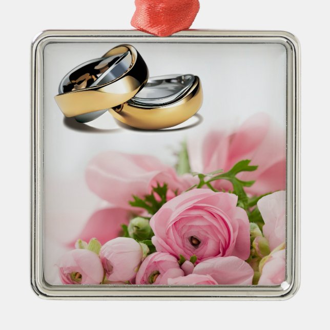 Adorno Metálico Rosas rosas rosas (Frente)