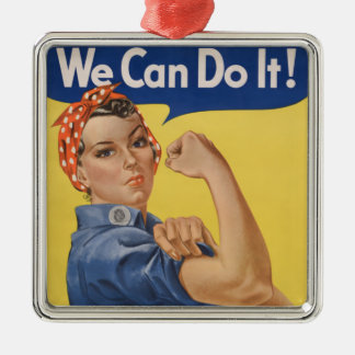 Adorno Metálico Rosie the Riveter: El empoderamiento femenino fuer