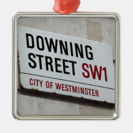 Adorno Metálico Rótulo de Downing Street