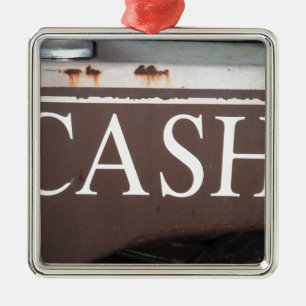 Adorno Metálico Rótulo del coche del vintage de la grúa del