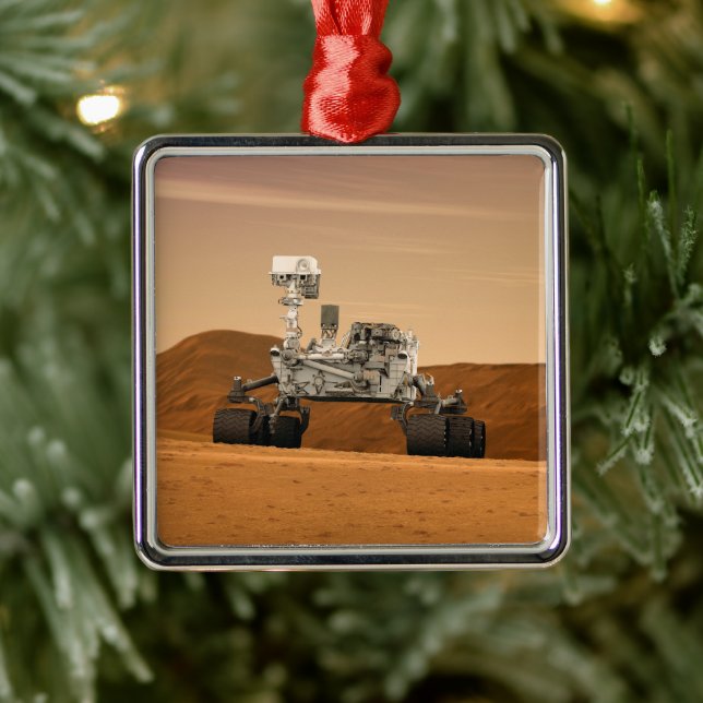 Adorno Metálico Rover de curiosidad del laboratorio de ciencias de (Árbol)