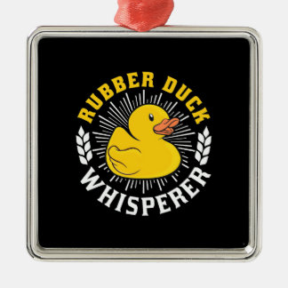 Adorno Metálico Rubber Duck Whisperer