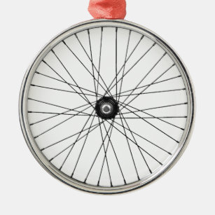 Adorno Metálico rueda de alambre de bicicleta