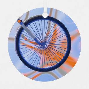 Adorno Metálico Rueda de bicicleta - Ciclo de bicicleta