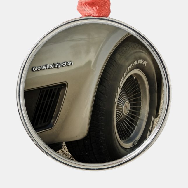 Adorno Metálico Rueda de edición del coleccionista de Corvettes de (Frente)