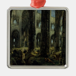 Adorno Metálico Ruinas góticas (por Carl Blechen)