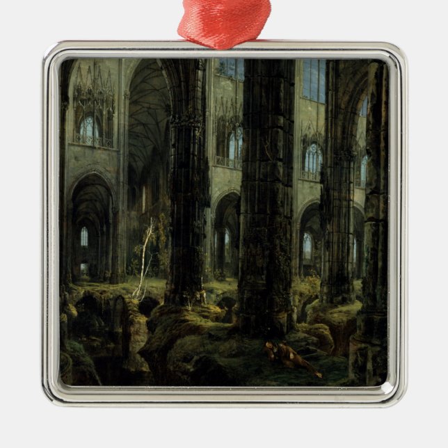 Adorno Metálico Ruinas góticas (por Carl Blechen) (Frente)