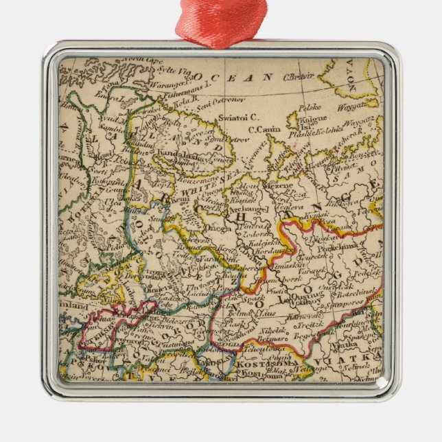 Adorno Metálico Rusia en Europa (Frente)