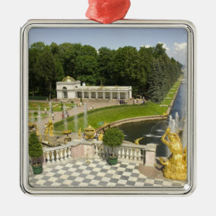 Adorno Metálico Rusia. Petrodvorets. Palacio Peterhof. Pedro el