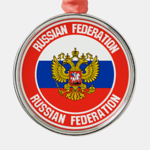 Adorno Metálico Rusia rodea al Emblema
