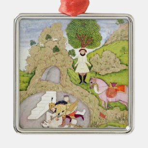 Adorno Metálico Rustam que mata al demonio blanco