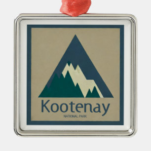 Adorno Metálico Rústico del Parque Nacional de Kootenay