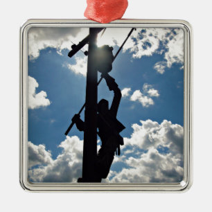 Adorno Metálico Rusty el Lineman