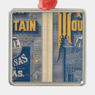 Adorno Metálico Ruta de la montaña del hierro