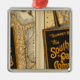 Adorno Metálico Ruta de la puesta del sol