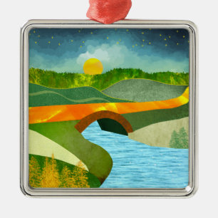 Adorno Metálico Ruta de Oro