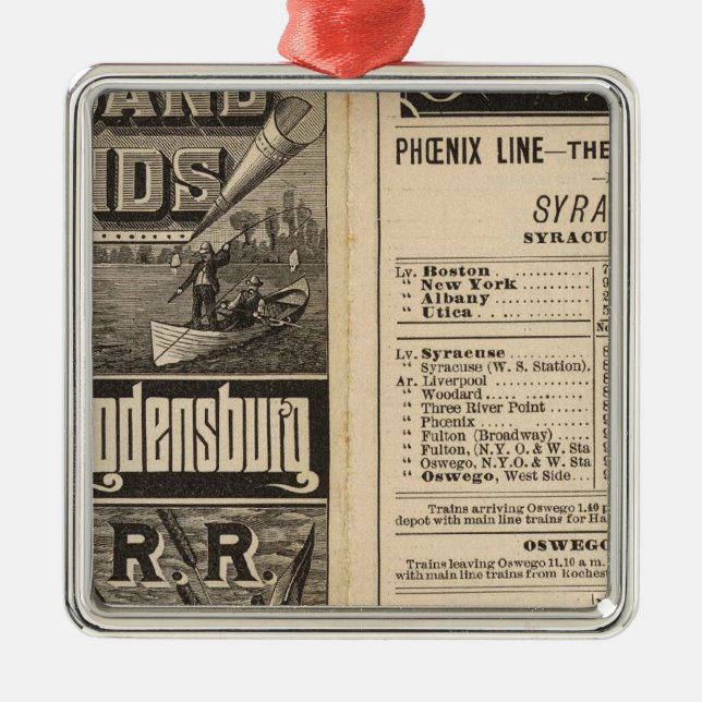 Adorno Metálico Ruta del carril a las mil islas (Frente)