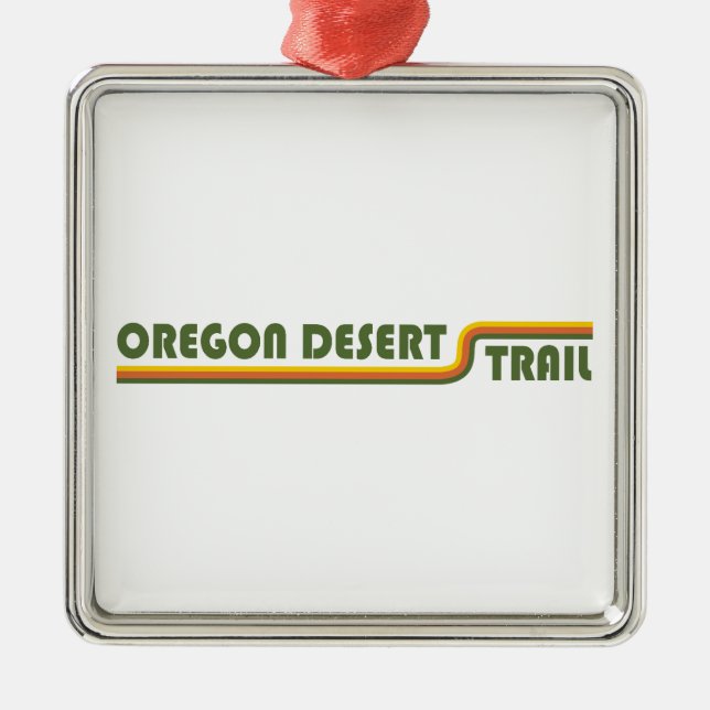 Adorno Metálico Ruta del Desierto de Oregon (Frente)