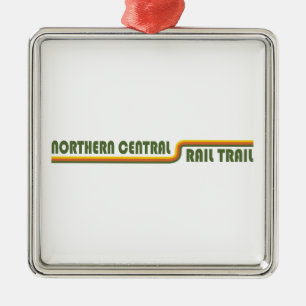 Adorno Metálico Ruta del Ferrocarril Central Norte