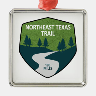 Adorno Metálico Ruta del Noreste de Texas